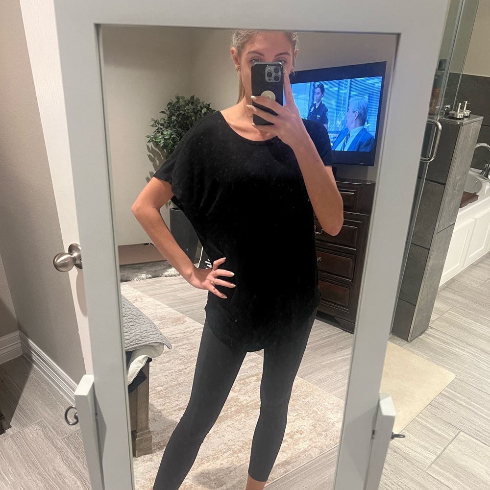 Black Oversized Top